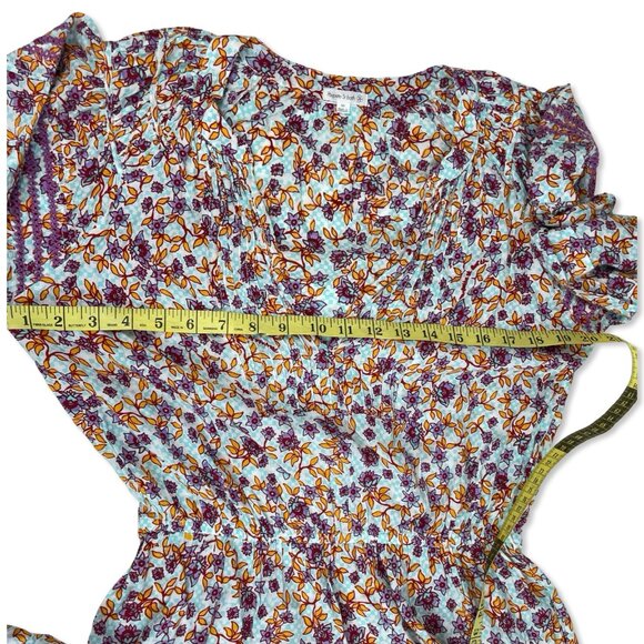 Poupette St Barth Bona Mini Dress Aqua Blossom – Size M - Picture 12 of 16